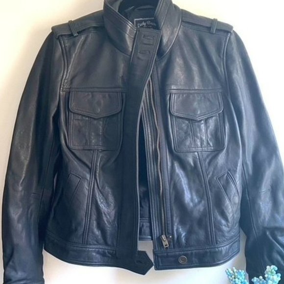 Lucky Brand leather jacket NWOT